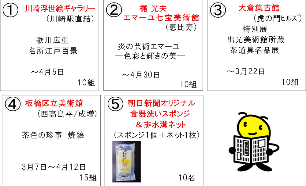2026年2月プレゼント一覧
